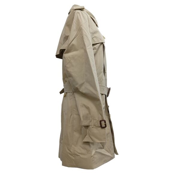 Burberry Mid-Length Kensington Heritage Trench Coat in Beige Cotton - Picture 4 of 6